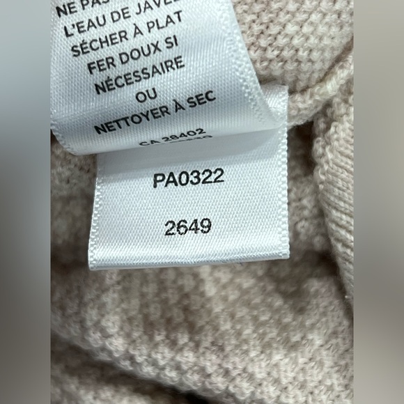 Lilla P Tunic Shawl Collar Cotton Modal Size P/S Neutral Beige - Picture 5 of 9